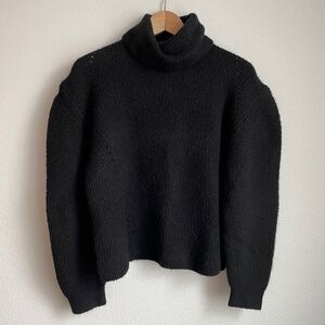 Topshop Black Turtleneck Sweater